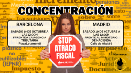 19 de octubre a las 12h: STOP Atraco Fiscal